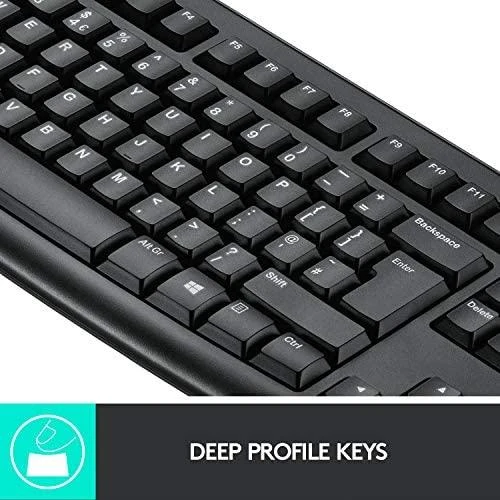 Belaidis klaviatūros ir pelės rinkinys Logitech MK270, UK English išdėstymas