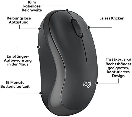 Tyli belaidė Klaviatūra su pele Logitech MK295, DE išdėstymas