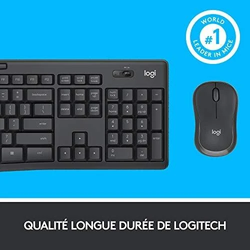Klaviatūra ir pelė Kit Logitech MK295 Silent Belaidis rinkinys