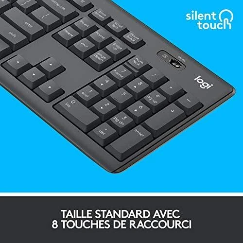 Klaviatūra ir pelė Kit Logitech MK295 Silent Belaidis rinkinys