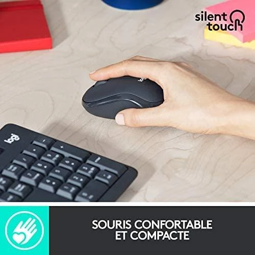 Klaviatūra ir pelė Kit Logitech MK295 Silent Belaidis rinkinys