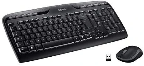 Logitech MK330 klaviatūra Radijo dažnio belaidė QWERTZ Vokiečių Juoda