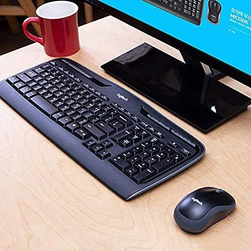Klaviatūra Logitech WIRELESS DESKTOP MK330 - UK LAY-OUT