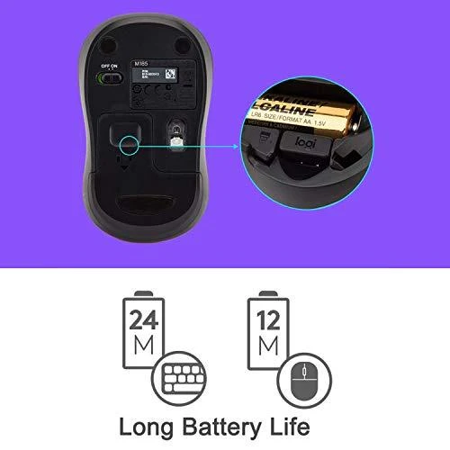Klaviatūra Logitech WIRELESS DESKTOP MK330 - UK LAY-OUT