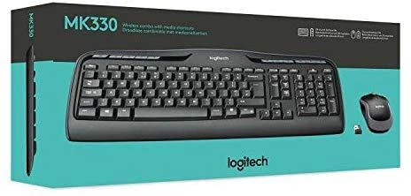 Logitech MK330 klaviatūra Radijo dažnio belaidė QWERTZ Vokiečių Juoda
