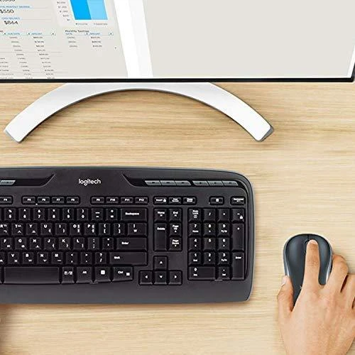 Klaviatūra Logitech WIRELESS DESKTOP MK330 - UK LAY-OUT
