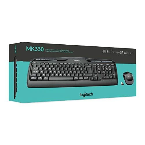 Klaviatūra Logitech WIRELESS DESKTOP MK330 - UK LAY-OUT