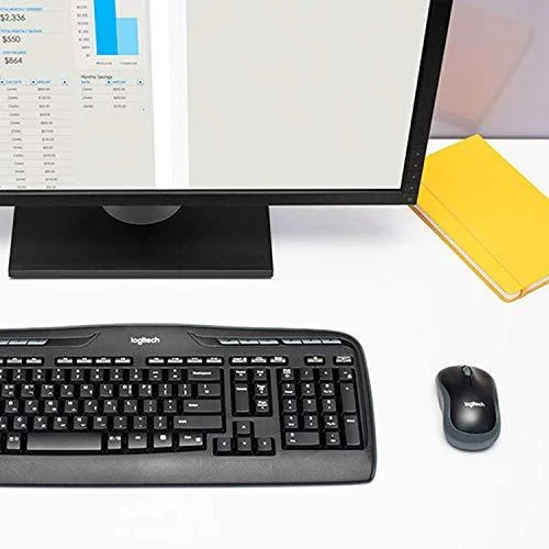 Logitech MK330 klaviatūra Radijo dažnio belaidė QWERTZ Vokiečių Juoda