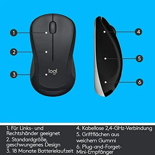 Belaidis pelės ir klaviatūros rinkinys Logitech MK540 Advanced, išdėstymas: Vokiečių (Qwertz)