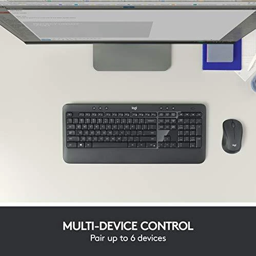 Belaidis pelės ir klaviatūros rinkinys Logitech MK540 Advanced, išdėstymas: UK (Qwerty)