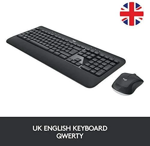 Belaidis pelės ir klaviatūros rinkinys Logitech MK540 Advanced, išdėstymas: UK (Qwerty)