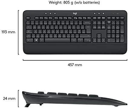 Klaviatūros ir pelės rinkinys Logitech MK545 Advanced, US išdėstymas