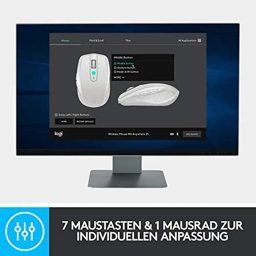 Belaidė pelė Logitech MX Anywhere 2S, juoda