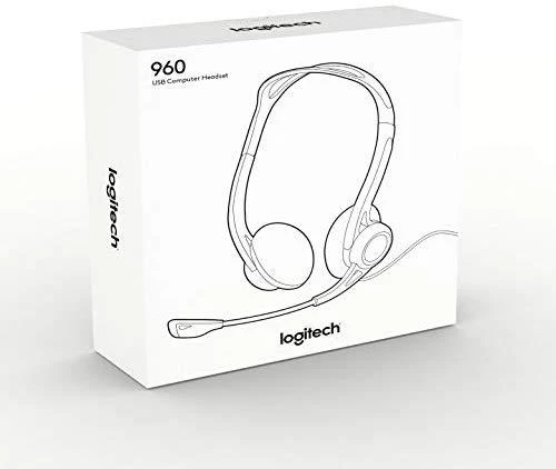 Logitech | PC 960 USB | Ausinės | Juodas