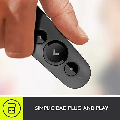 LOGITECH R500s Bluetooth pristatymo nuotolinio valdymo pultas – GRAFITAS