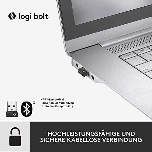 Klaviatūra „Logitech“ klaviatūros ir pelės rinkinys MK650 - grafito spalvos