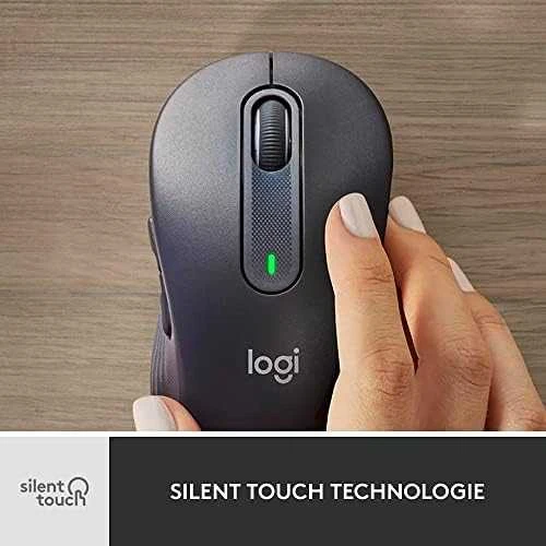 Klaviatūra „Logitech“ klaviatūros ir pelės rinkinys MK650 - grafito spalvos