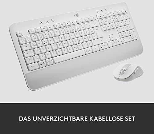 Klaviatūra Logitech Klaviatūros ir pelės rinkinys Signature MK650 Combo For Business - Baltas