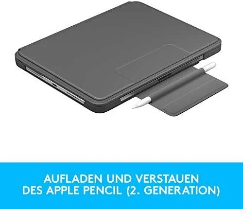 Logitech Slim Folio QWERTZ Vokiečių Grafitas „Bluetooth“