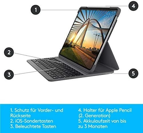 Logitech Slim Folio Pro, vokiečių k.