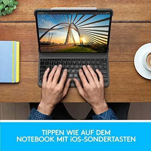 Logitech Slim Folio Pro, vokiečių k.