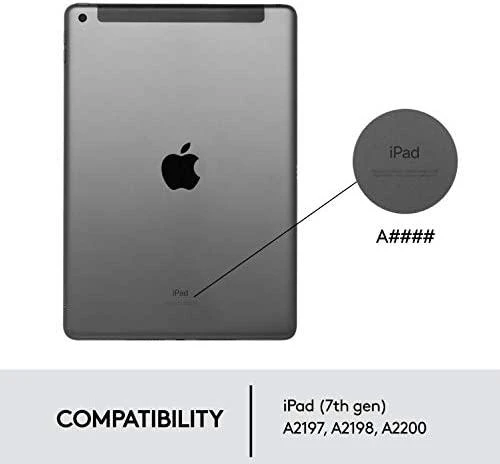 LOGITECH Combo Touch, skirtas iPad (7, 8 ir 9 gen.) – GRAPHITE – NORDIC