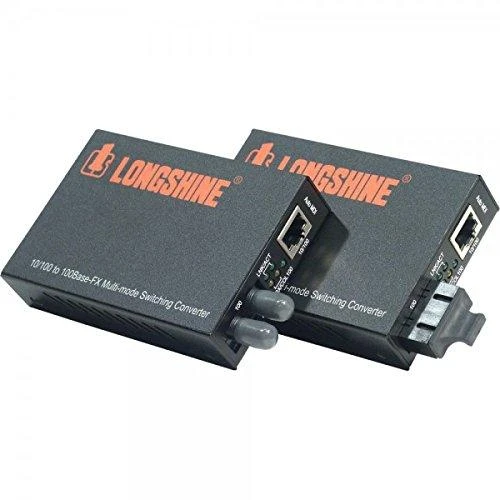 Šakotuvas Longshine 10/100TX – 100FX MultiMode ST šviesolaidinis keitiklis (LCS-C842MT)