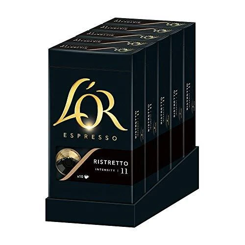 Kavos kapsulės L'OR Ristretto, 10x52g