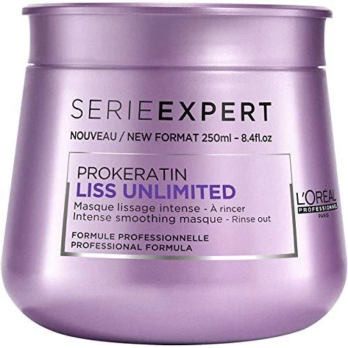 L'Oreal Professionnel Serie Expert Liss Unlimited plaukų kaukė „Kreminis“ glotninimui, 250 ml