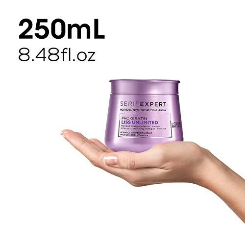 L'Oreal Professionnel Serie Expert Liss Unlimited plaukų kaukė „Kreminis“ glotninimui, 250 ml