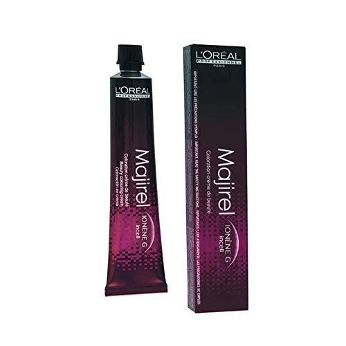 L‘oreal Majirel 4.3 dažų tūbelė ir dėžutė