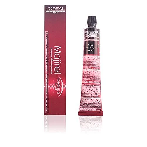 L'oreal Majirel plaukų dažų tūbelė ir pakuotė