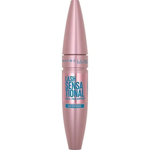Maybelline Lash Sensational vandeniui atsparus blakstienų tušas su elastomeriniu dvipusiu lenktu šepetėliu 9,5ml