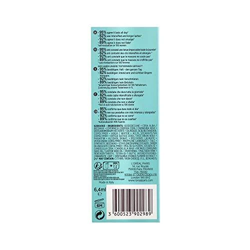 Vandeniui atsparus blakstienų tušas L'oreal Paradise Extatic 6ml Juodas