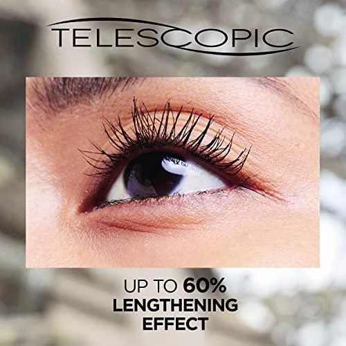 Blakstienų tušas L'Oreal Telescopic juodas 8ml