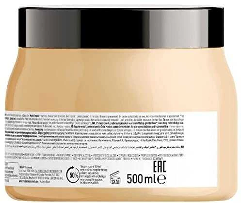 L'Oréal Professionnel Série Expert Absolut Repair Gold Quinoa + Protein Masque plaukų kaukė, 500 ml