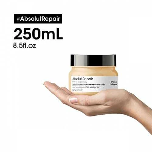 L'Oréal Professionnel Série Expert Absolut Repair Gold Quinoa + Protein Masque plaukų kaukė, 500 ml