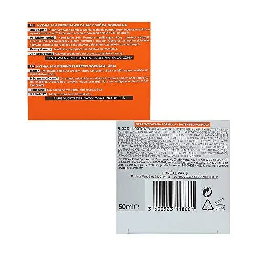 L'Oreal Paris Men Expert HYDRA ENERGETIC 50ml drėkinamasis kremas