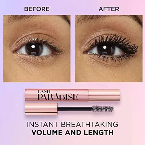 Blakstienų tušas L'Oreal Paris Paradise Extatic 01 juodas