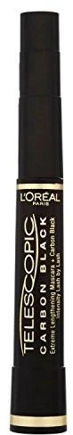 Blakstienų tušas L'Oreal Telescopic Carbon Juodas 8ml