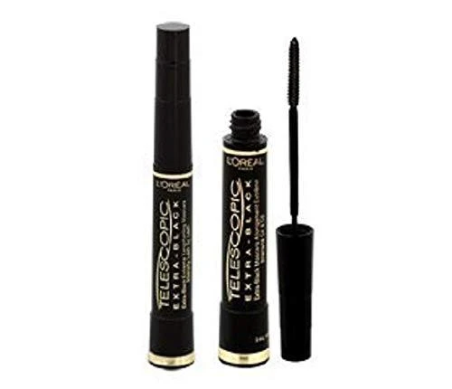 Blakstienų tušas L'Oreal Telescopic Carbon Juodas 8ml