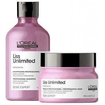 L'Oreal Professionnel Serie Expert Liss Unlimited plaukų kaukė „Kreminis“ glotninimui, 250 ml