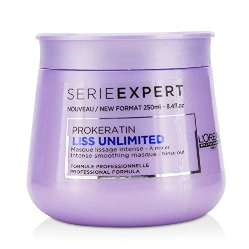 L'Oreal Professionnel Serie Expert Liss Unlimited plaukų kaukė „Kreminis“ glotninimui, 250 ml