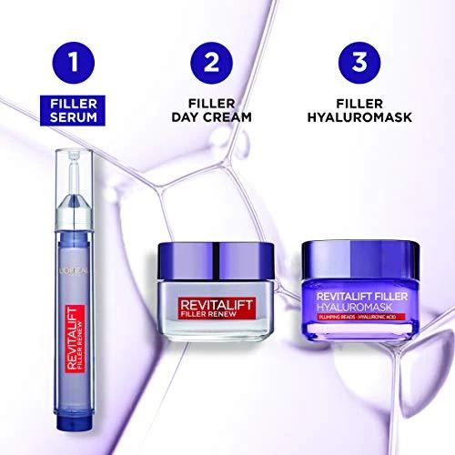 L'Oreal Paris Revitalift Filler Anti-Age veido kremas nuo senėjimo 50ml