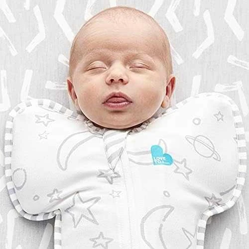 Love To Dream Swaddle UP - dydis M - balta, didelė erdvė - ETAP1 - 1 TOG Original