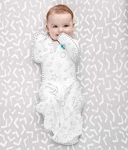 Love To Dream Swaddle UP - dydis M - balta, didelė erdvė - ETAP1 - 1 TOG Original