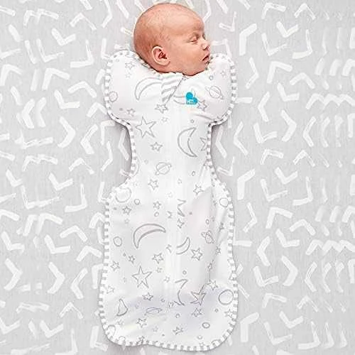 Love To Dream Swaddle UP - dydis M - balta, didelė erdvė - ETAP1 - 1 TOG Original