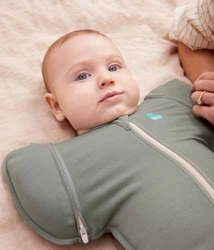 „Love To Dream Swaddle Up“ pereinamasis vystyklas – „dydis M“ – tamsiai alyvuogių spalvos – 2 žingsnis, originalus