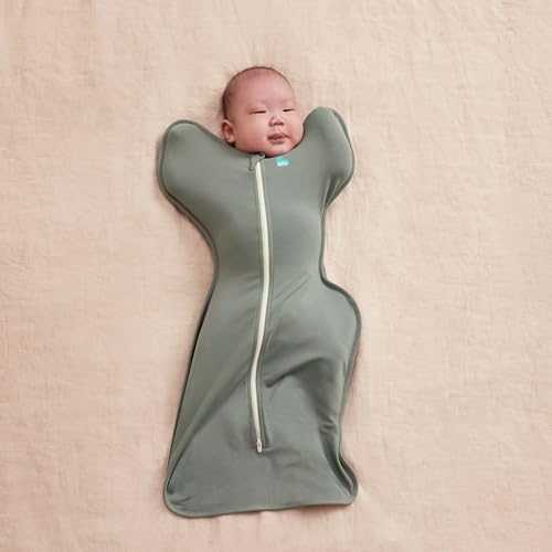 „Love To Dream Swaddle Up“ pereinamasis vystyklas – „dydis M“ – tamsiai alyvuogių spalvos – 2 žingsnis, originalus