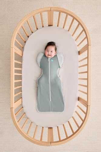 „Love To Dream Swaddle Up“ pereinamasis vystyklas – „dydis M“ – tamsiai alyvuogių spalvos – 2 žingsnis, originalus